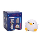 Cute Duck Silicone Color-Changing Rechargeable Night Light - Yellow & White