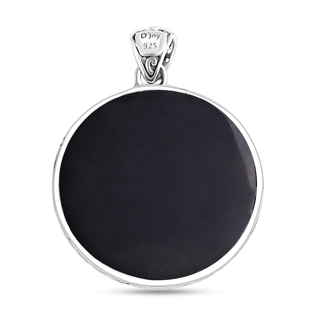 Royal Bali Collection - Abalone Shell Pendant Sterling Silver, Silver Wt. 9.55 Gms.