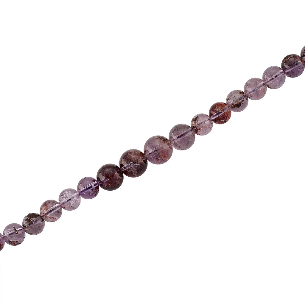 D'Joy Natural Cacoxenite Necklace (Size - 20) with Magnetic Lock in Rhodium Overlay Sterling Silver 200.00 Ct.
