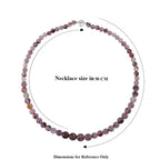 D'Joy Natural Cacoxenite Necklace (Size - 20) with Magnetic Lock in Rhodium Overlay Sterling Silver 200.00 Ct.