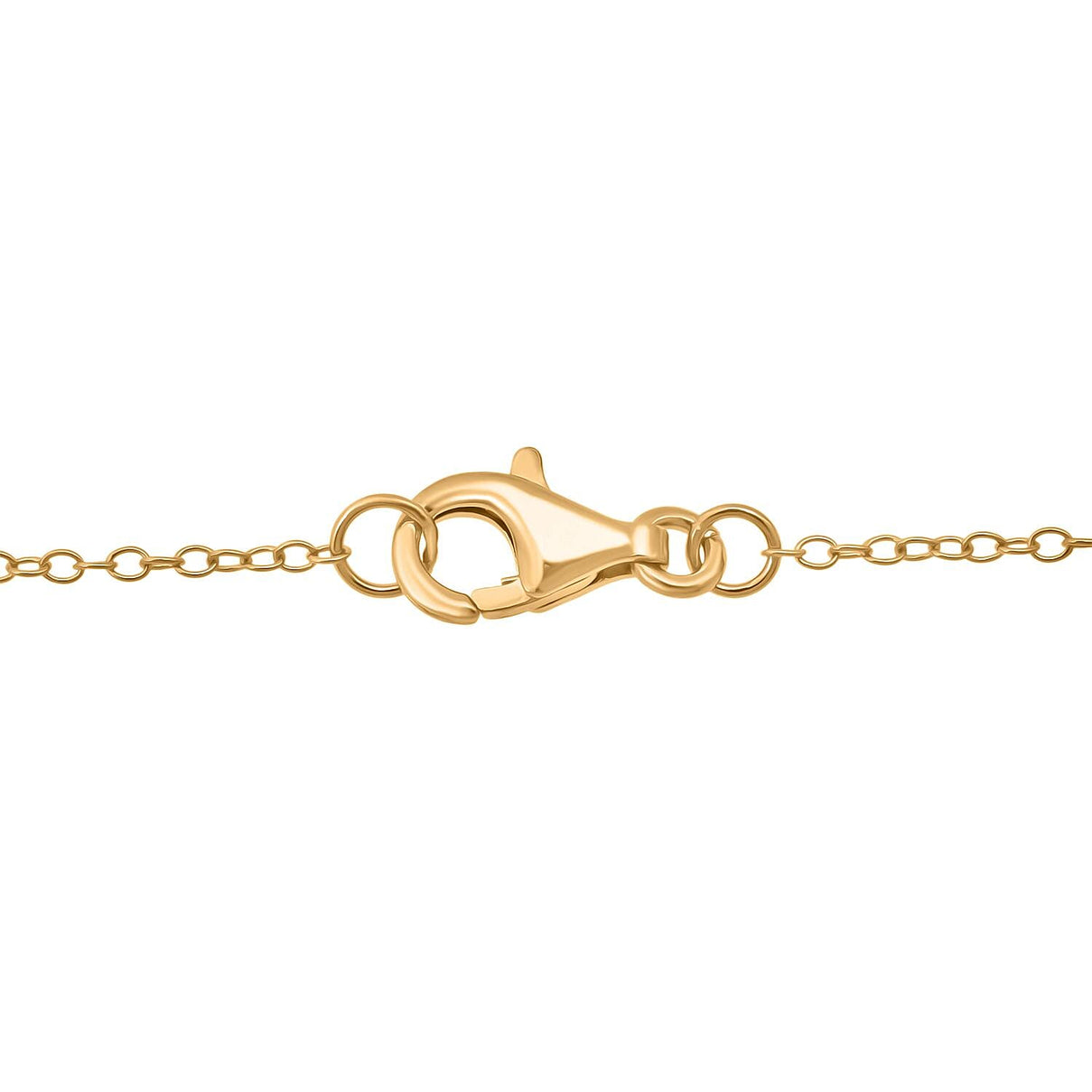 D'Joy 10 Ct. Citrine, Moissanite Pendant with Chain (Size 20) with Lobster Clasp in 18K Vermeil Yellow Gold Plated &amp; Rhodium Overlay Sterling Silver 4428963 13