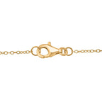D'Joy Citrine & Moissanite Pendant with Chain (Size 20) with Lobster Clasp in 18K Vermeil Yellow Gold Plated & Rhodium Overlay Sterling Silver 10.22 Ct.