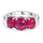 Ruby Trilogy Rings