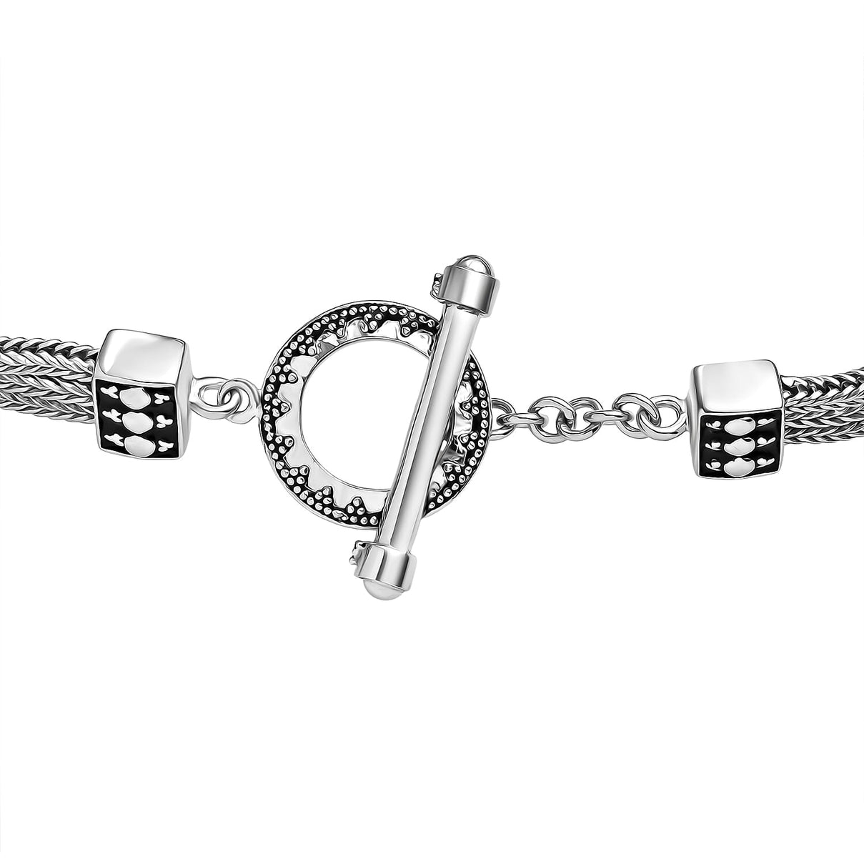 Moonstone, White Topaz &amp; Titanium Gold Mystic Quartz Bracelet (Size 7.5) with T-Bar Clasp in Yellow Gold Plated &amp; Rhodium Overlay Sterling Silver 12.46 Ct. 8364091 3