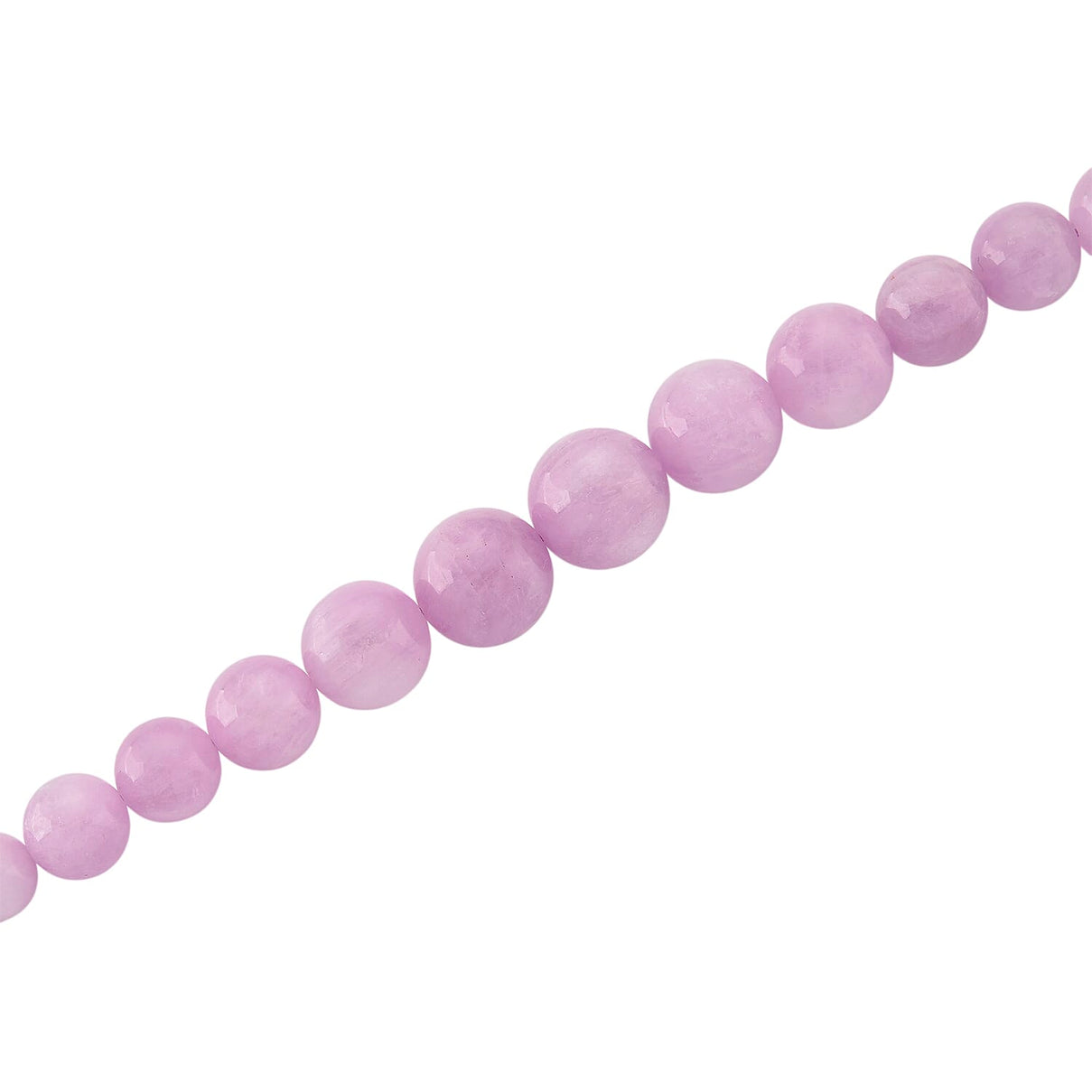 Natural Kunzite Necklace (Size - 20) with Magnetic Lock in Rhodium Overlay Sterling Silver 270.00 Ct. V32515581 4