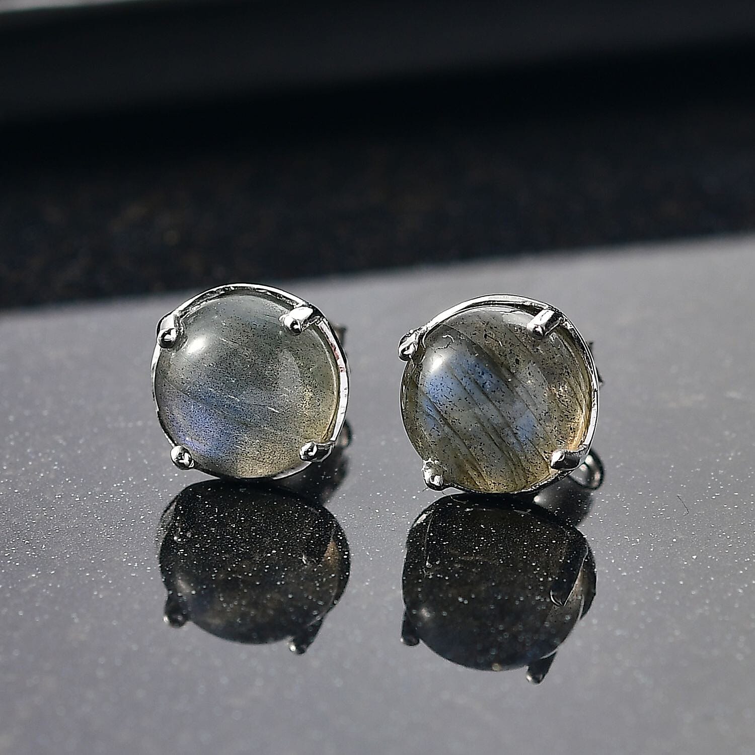 D'Joy Labradorite Earring in Platinum Overlay Sterling Silver 4.31 Ct. 8267542 2