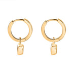 D'Joy Moissanite J Hoop Half Hoop Earring in 18K YG VermeilSterling Silver  0.856  Ct.