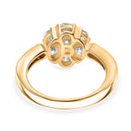 D'Joy Moissanite Pressure Set Ring Sterling Silver 1.27 Ct.