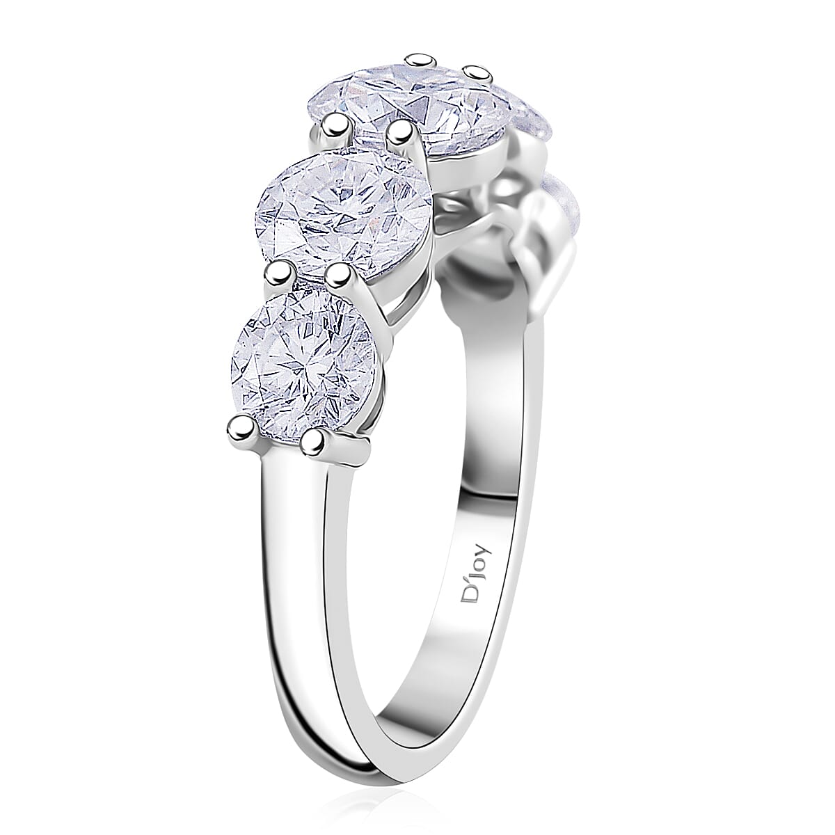 4.2 Ct. Moissanite  Ring in 925 White Silver 8354253 4