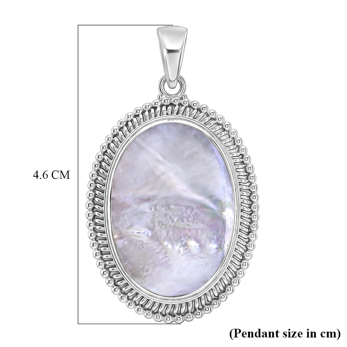 D'Joy Mother Of Pearl Pendant in Sterling Silver 9.28 Ct. 8261426 6