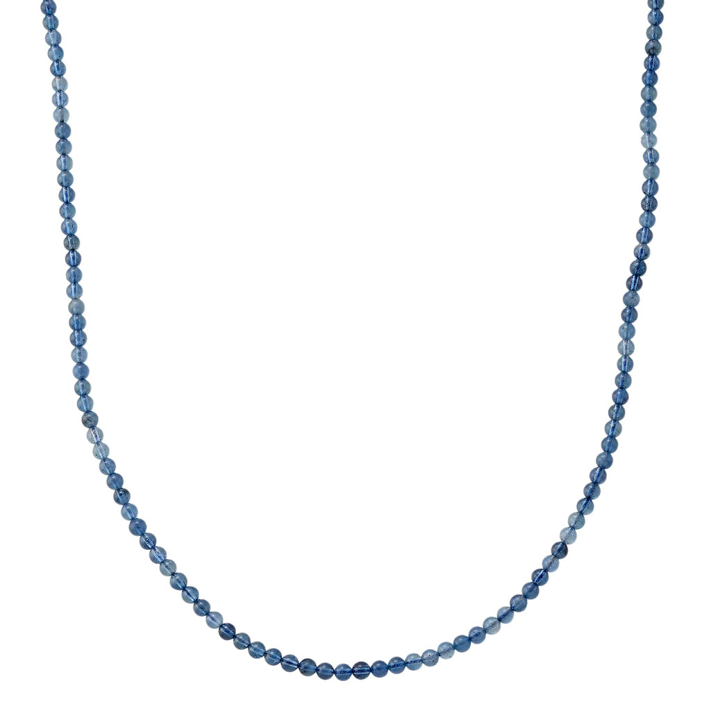 -One Time Deal- Santamaria Aquamarine Necklace (Size - 20-2 Ext)  in Rhodium Overlay Sterling Silver 60.00 Ct.
