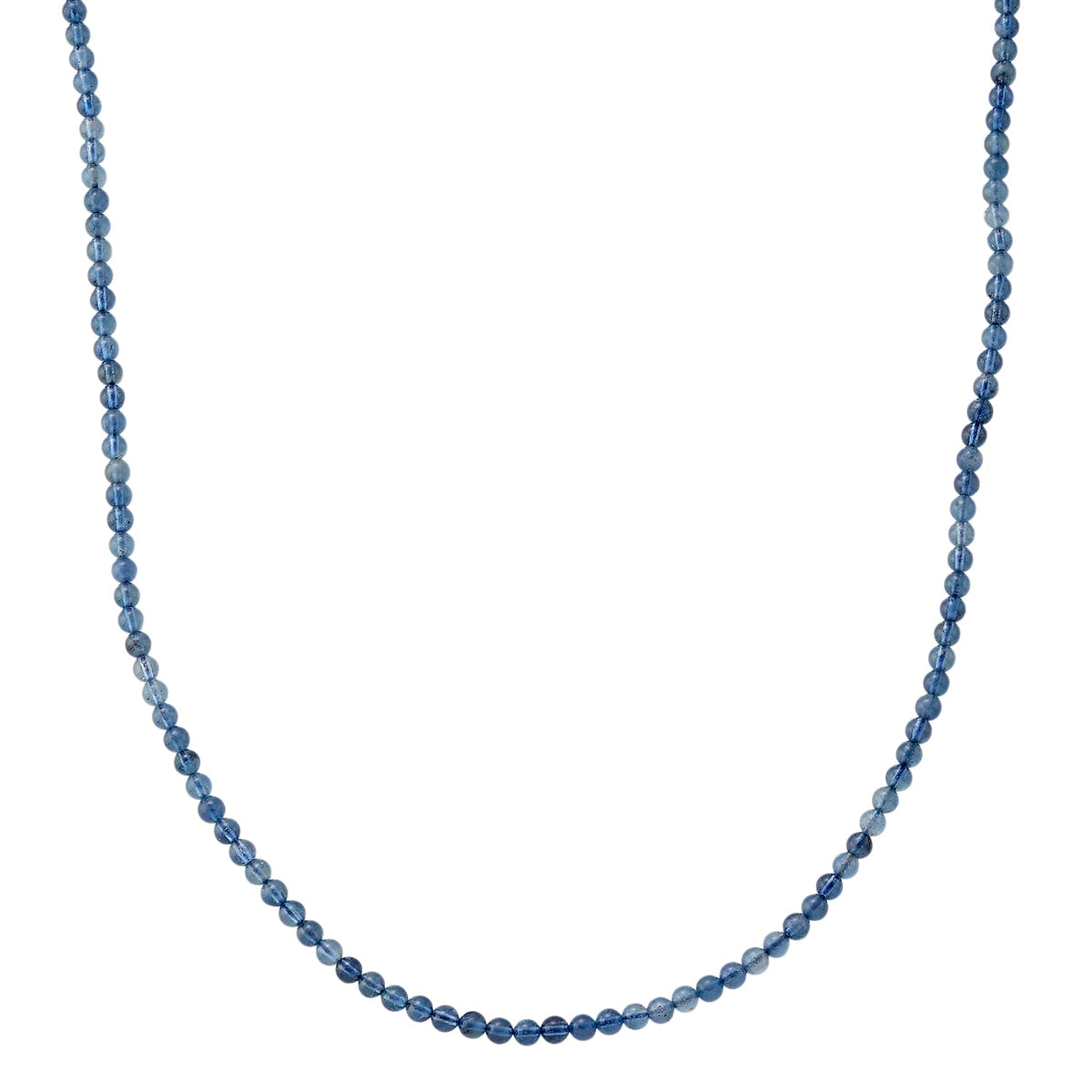One Time Deal- Santamaria Aquamarine Necklace (Size - 20+2 Ext)  in Rhodium Overlay Sterling Silver 60.00 Ct. V32520813 0