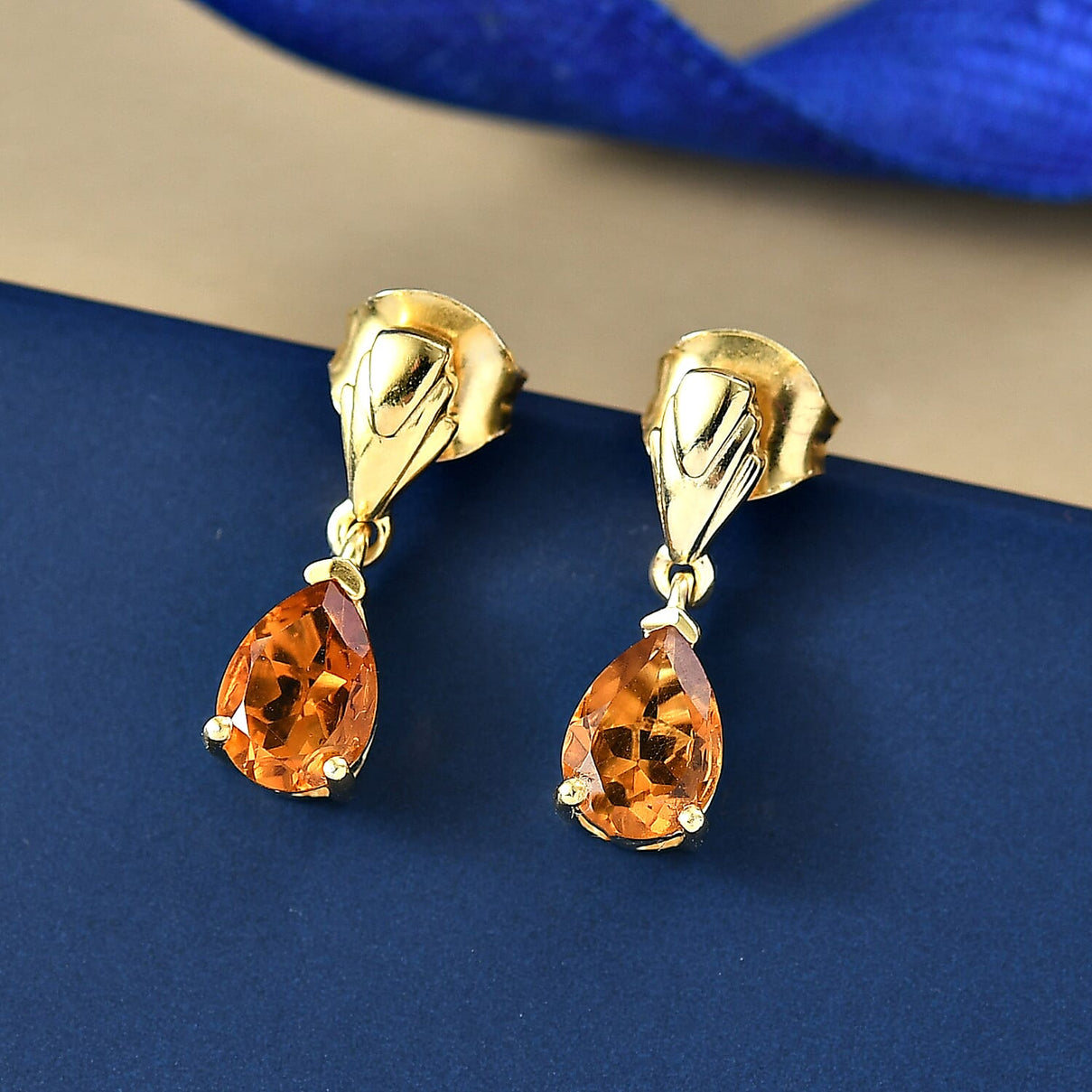 D'Joy Serra Gaucha Citrine Dangling Earring Sterling Silver 1.34 Ct. 8277259 1