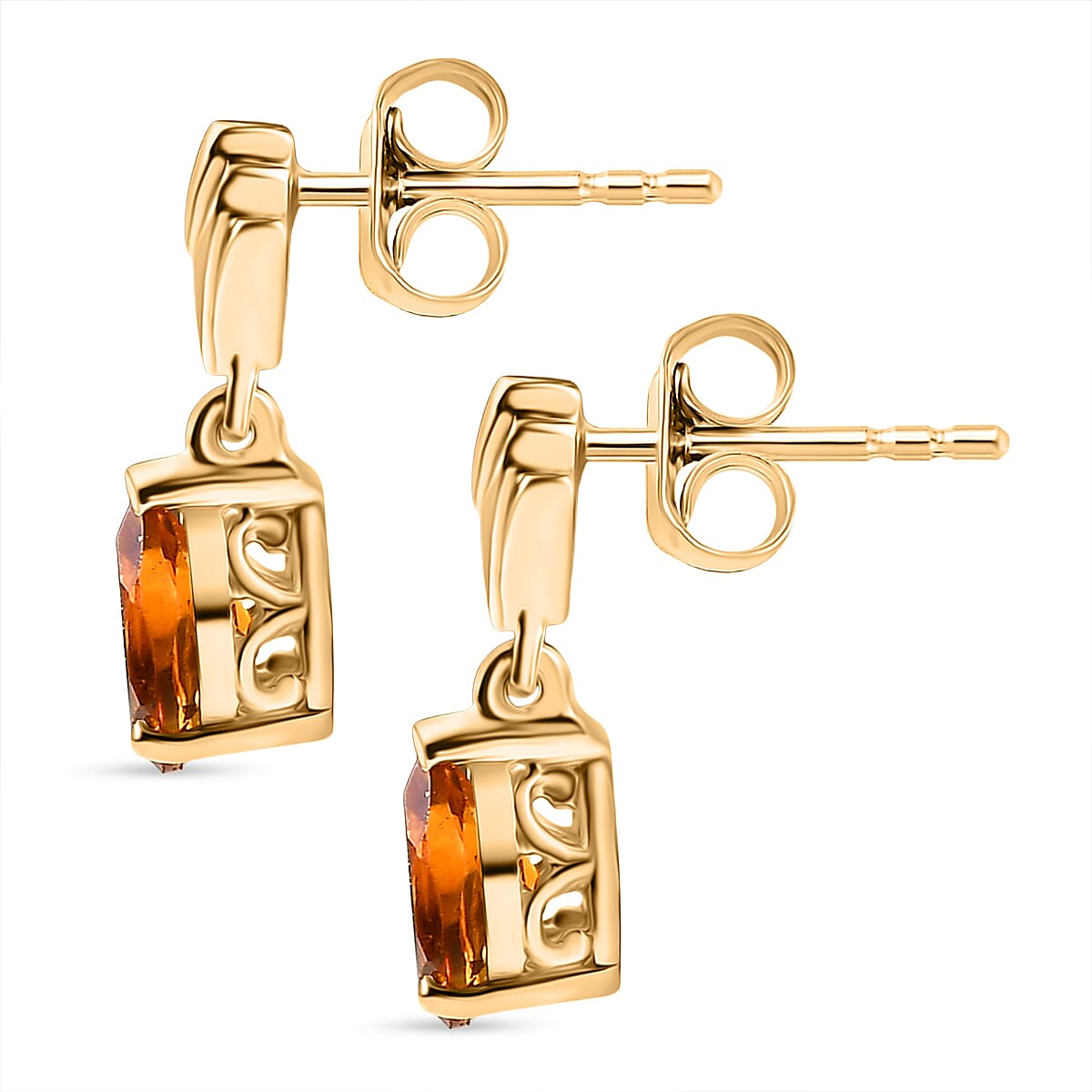 D'Joy Serra Gaucha Citrine Dangling Earring Sterling Silver 1.34 Ct. 8277259 3