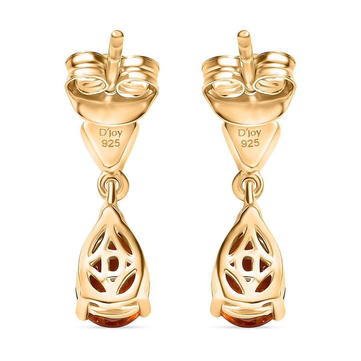 D'Joy Serra Gaucha Citrine Dangling Earring Sterling Silver 1.34 Ct. 8277259 4