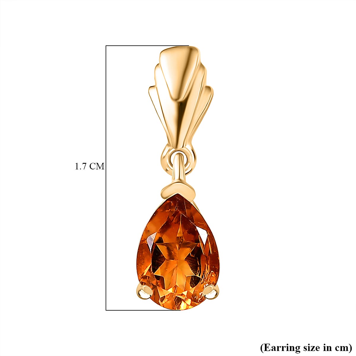 D'Joy Serra Gaucha Citrine Dangling Earring Sterling Silver 1.34 Ct. 8277259 5
