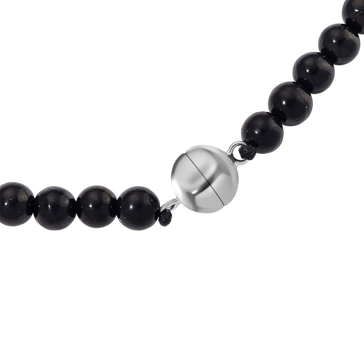 D'joy Natural Shungite Dragon and Phoenix Necklace (Size 20) in Rhodium Overlay Sterling Silver 254.55 Ct. 8248583 5