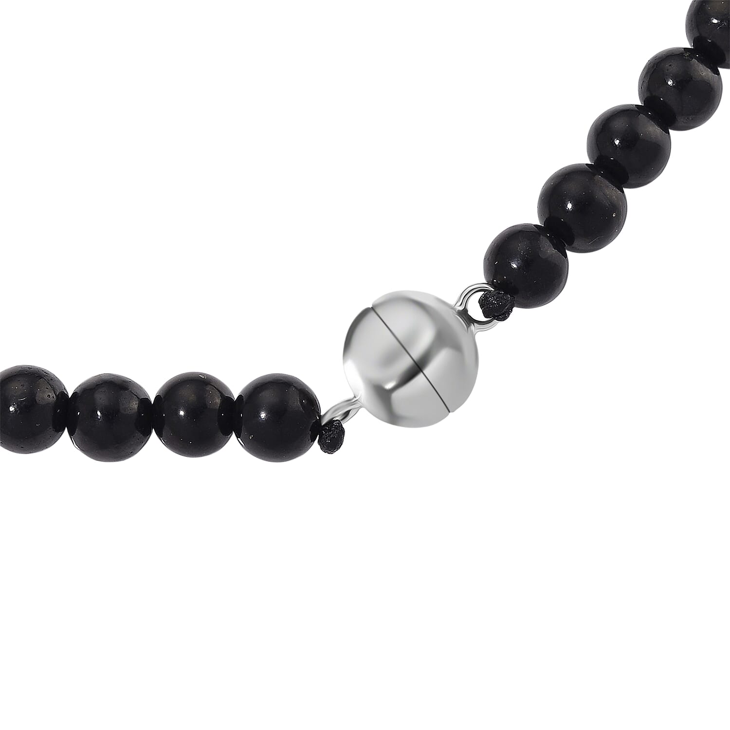 D'joy Natural Shungite Dragon and Phoenix Necklace (Size 20) in Rhodium Overlay Sterling Silver 254.55 Ct. 8248583 5