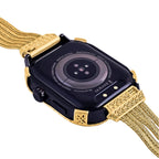 D'Joy 22K Vermeil Yellow Gold Plated Sterling Silver Tulangnaga Chain Smart Watch Bracelet (Size 8.5), Silver Wt. 46.80 Gms.