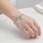 Royal Bali Collection - D'Joy Sterling Silver T-Bar Bracelet (Size 7.5-8), Silver Wt. 9.20 Gms.
