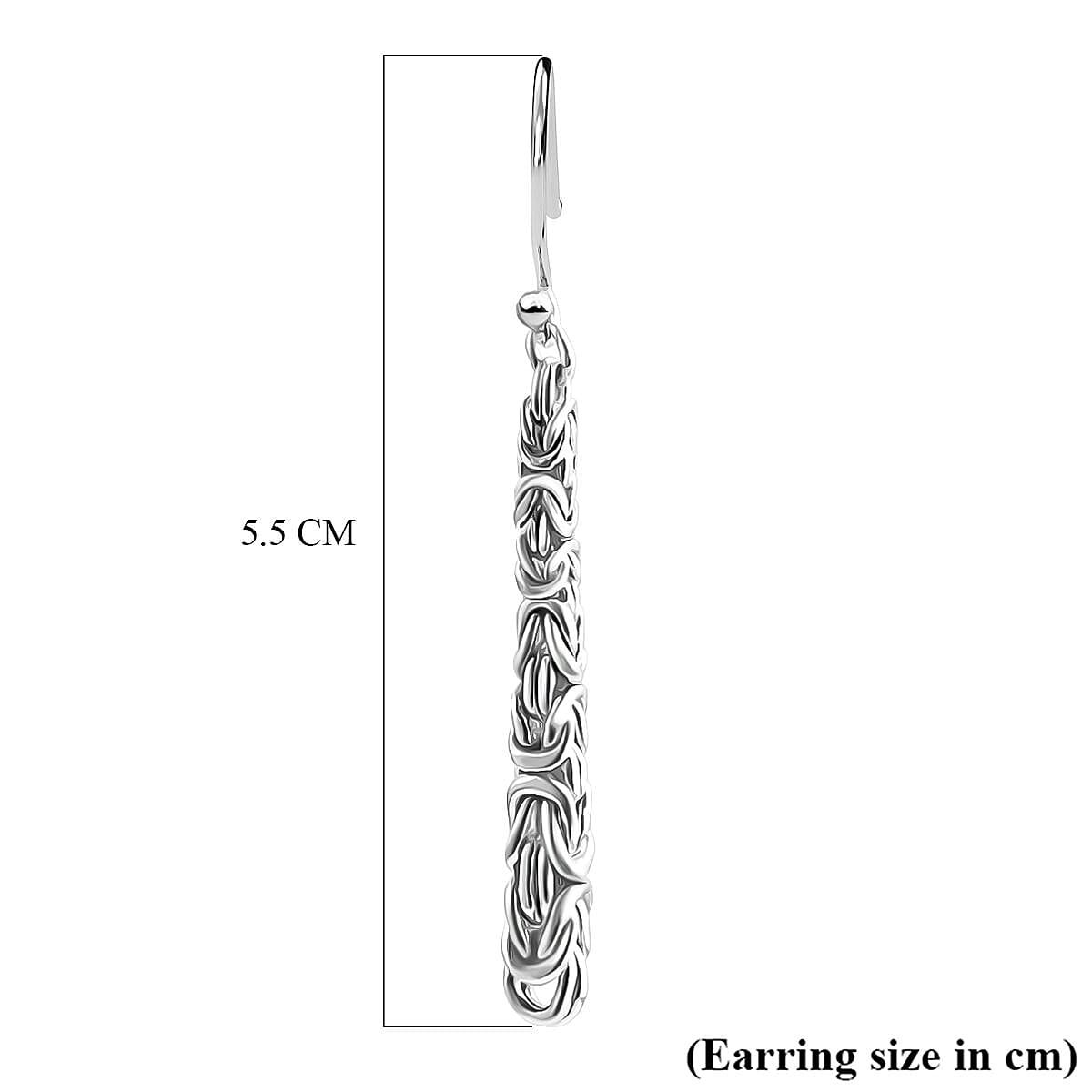 Royal Bali Collection - Sterling Silver Earring with Hook, Silver Wt. 6.30 Gms. 8286475 5