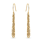 Bali Legacy Sterling Silver Earring with Hook in 22K Vermeil Yellow Gold Plated, Silver Wt. 6.30 Gms.