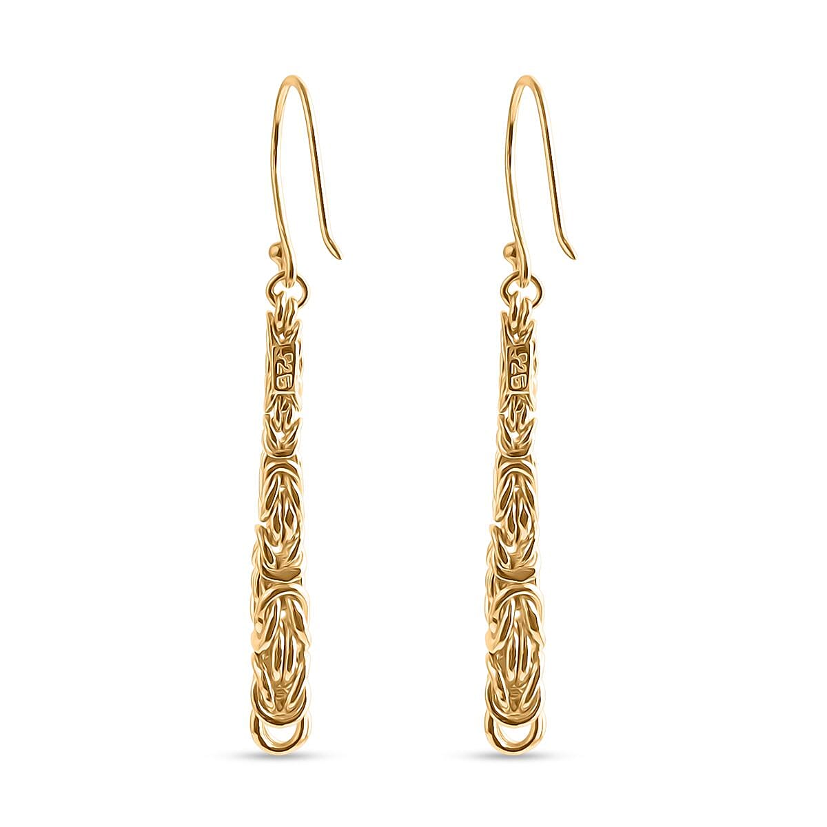 Bali Legacy Sterling Silver Earring with Hook in 22K Vermeil Yellow Gold Plated, Silver Wt. 6.30 Gms. 8286480 4