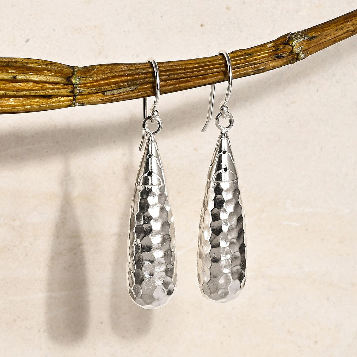D'Joy Sterling Silver Earring with Hook, Silver Wt. 8.07 Gms. 8286476 1