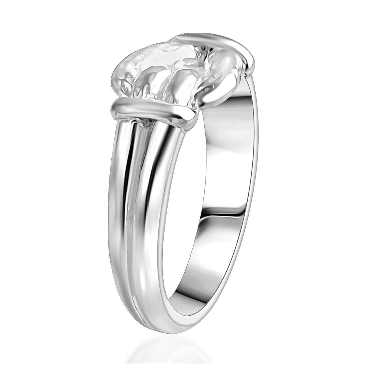 D'Joy Sterling Silver Love Knot Ring, Silver Wt. 5.50 Gms. 8285945 3