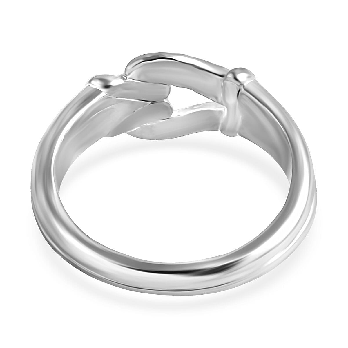 D'Joy Sterling Silver Love Knot Ring, Silver Wt. 5.50 Gms. 8285945 4