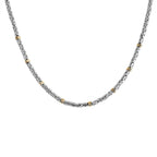 D'Joy Royal Bali Collection Sterling Silver Necklace (Size 20) in Two Tone Plated, Silver Wt. 38.55 Gms.