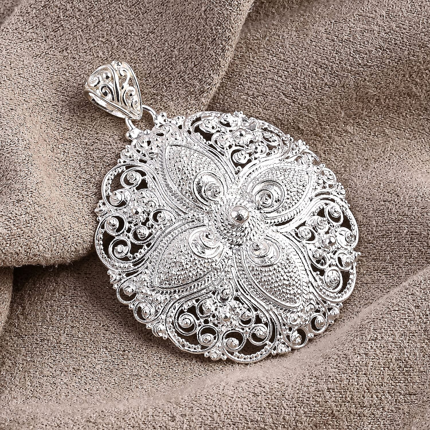 D'Joy Sterling Silver Pendant, Silver Wt. 11.69 Gms. 8285691 1