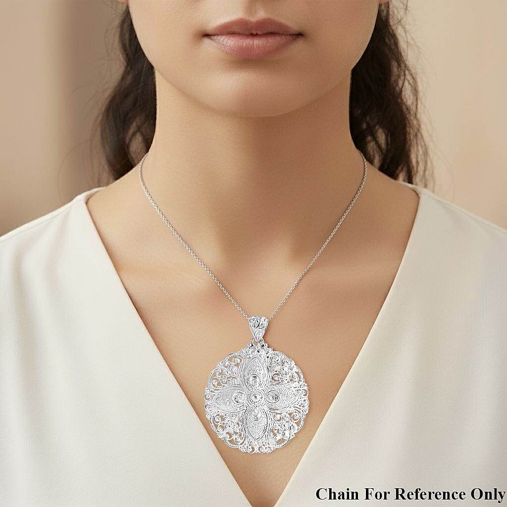 D'Joy Sterling Silver Pendant, Silver Wt. 11.69 Gms. 8285691 2