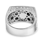 D'Joy Sterling Silver Rectangular Signet Ring, Silver Wt. 10.80 Gms.