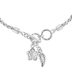 D'Joy Sterling Silver T-Bar Bracelet (Size 7.5-8), Silver Wt. 9.50 Gms.