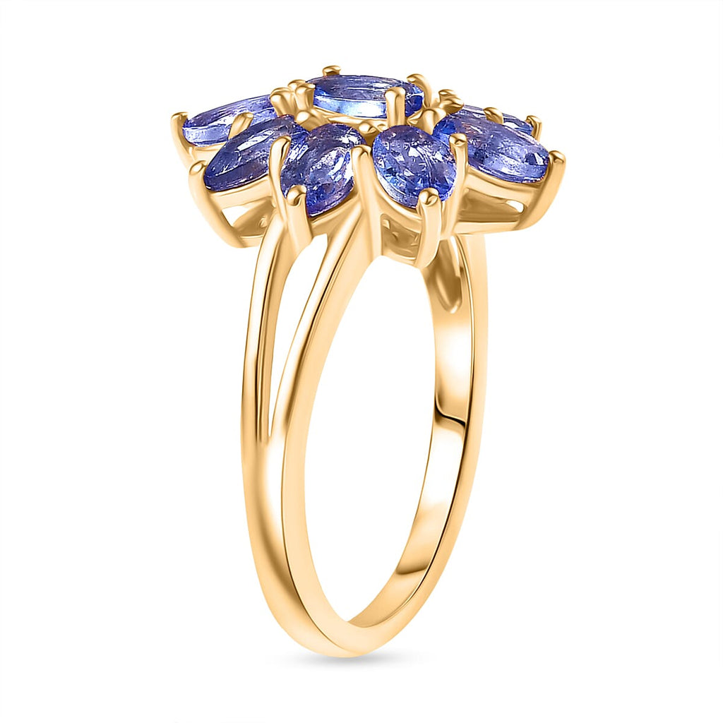 D'Joy Tanzanite Ring Sterling Silver  2.115  Ct.