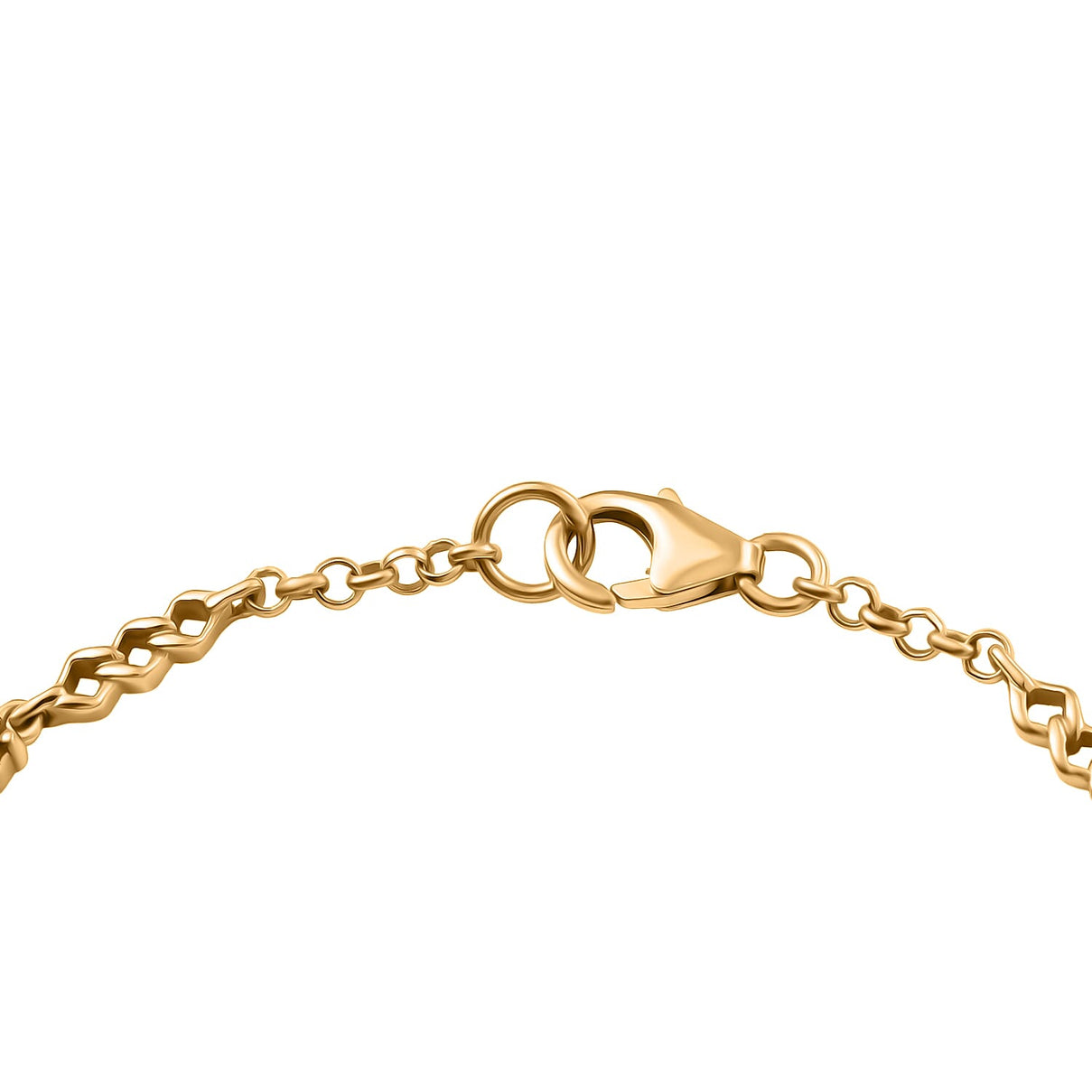 D'joy African Ruby Bracelet (Size - 7) with Lobster Clasp in Yellow Gold Plated Sterling Silver 2.36 Ct. 8242250 4