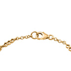D'joy African Ruby Bracelet (Size - 7) with Lobster Clasp in Yellow Gold Plated Sterling Silver 2.36 Ct, Silver Wt. 5.10 Gms.