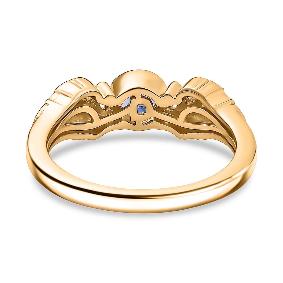 Djoy Tanzanite Solitaire Lion Ring in Yellow Gold Plated Sterling Silver 8225430 4