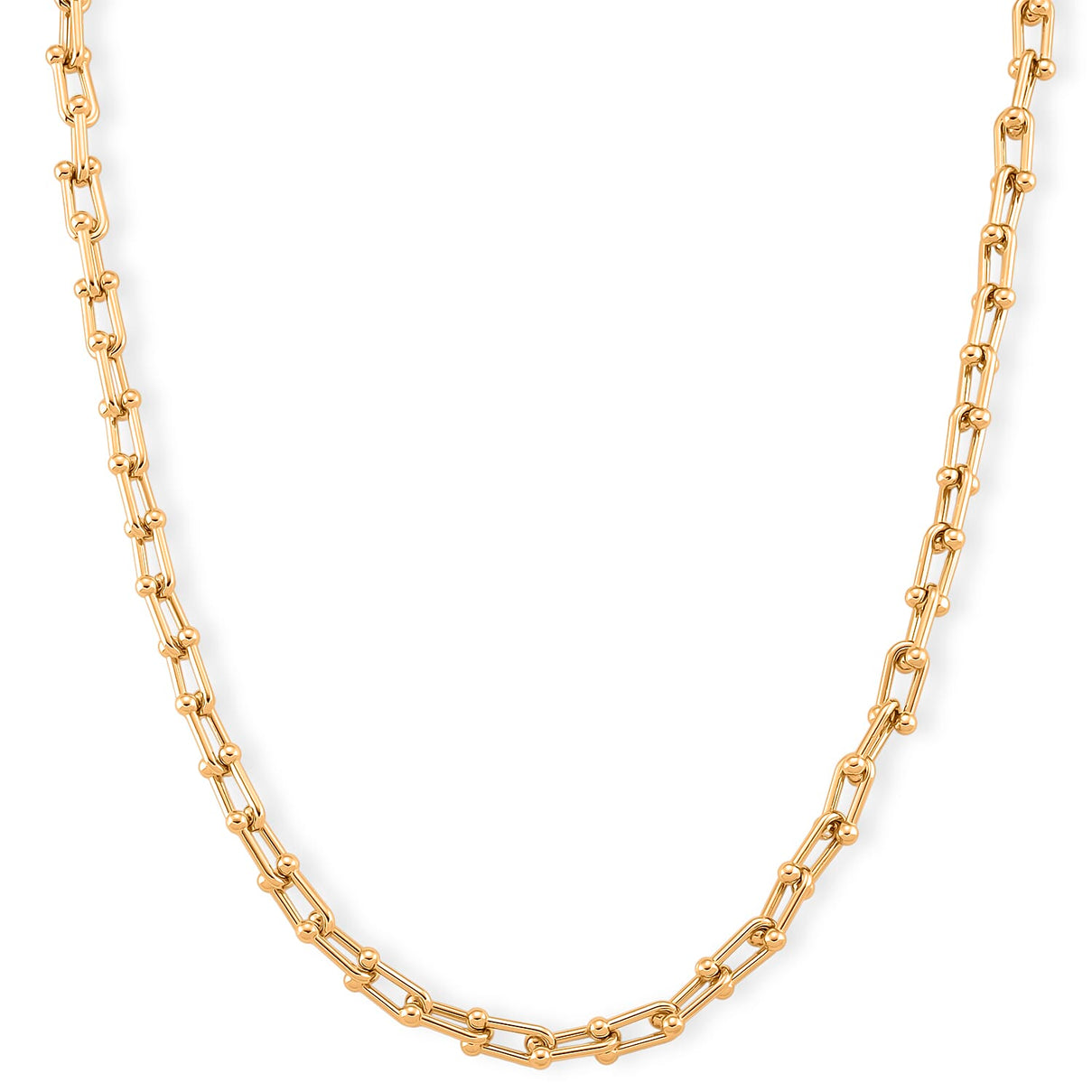 DESIGNER INSPIRED - INDUSTRIAL Necklace (Size - 22 - 2 Inch Ext) in Yellow Gold Tone 8350643 0
