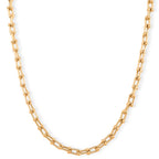 DESIGNER INSPIRED - INDUSTRIAL Necklace (Size - 22 - 2 Inch Ext) in Yellow Gold Tone