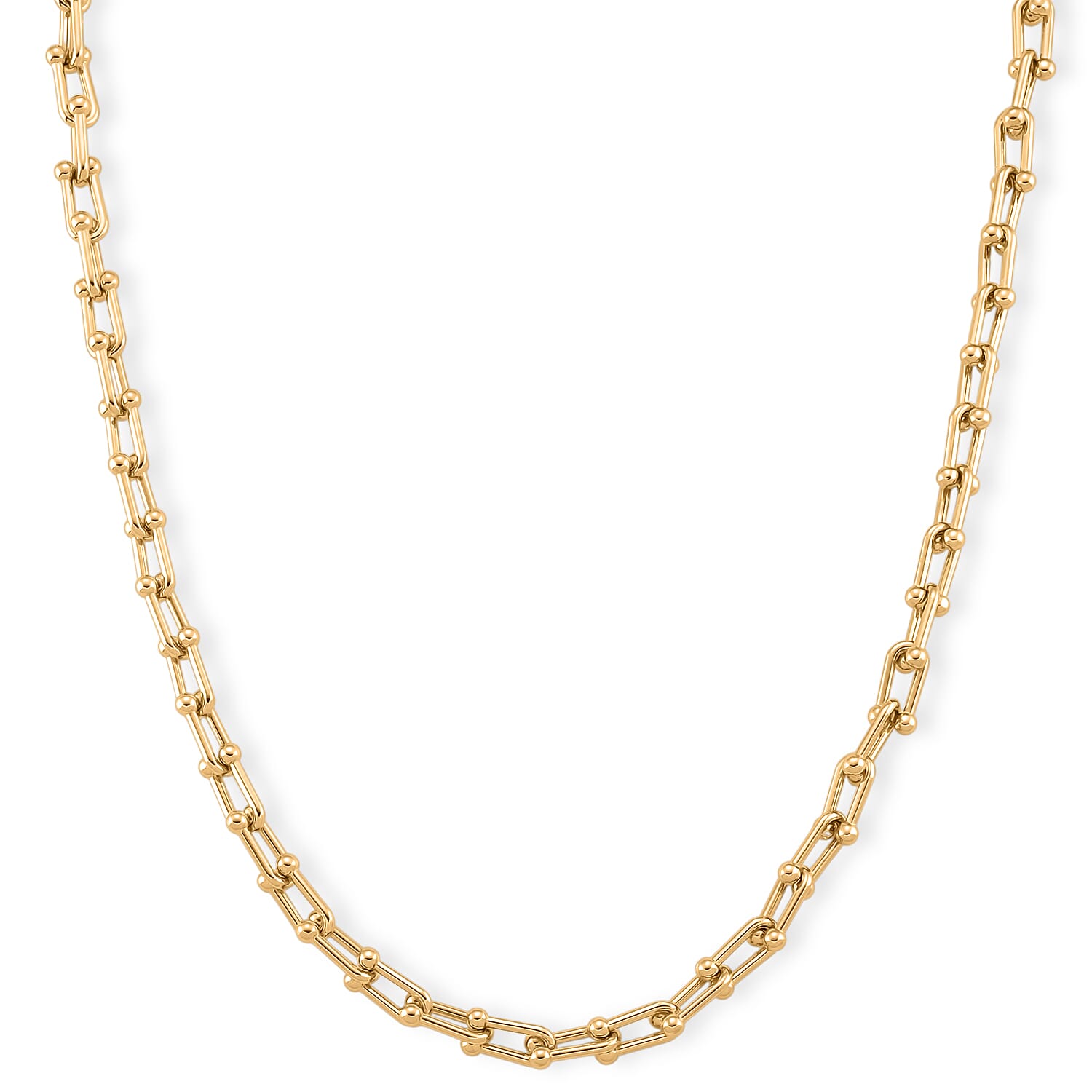 DESIGNER INSPIRED - INDUSTRIAL Necklace (Size - 22 - 2 Inch Ext) in Yellow Gold Tone 8350643 0