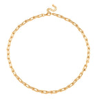 DESIGNER INSPIRED - INDUSTRIAL Necklace (Size - 22 - 2 Inch Ext) in Yellow Gold Tone