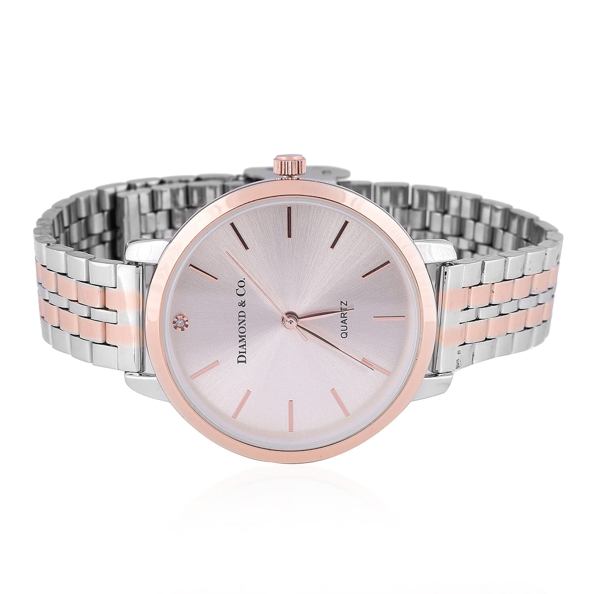 DIAMOND and CO. Quartz Movement Stainless Steel Water-Resistant Watch - Rose gold and Silver 7590330 3