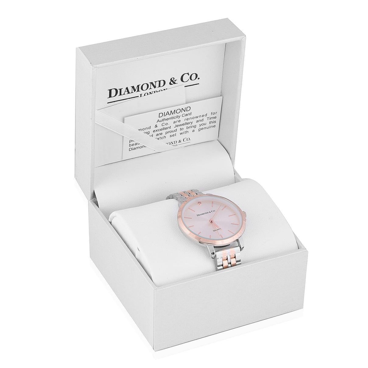 DIAMOND and CO. Quartz Movement Stainless Steel Water-Resistant Watch - Rose gold and Silver 7590330 6