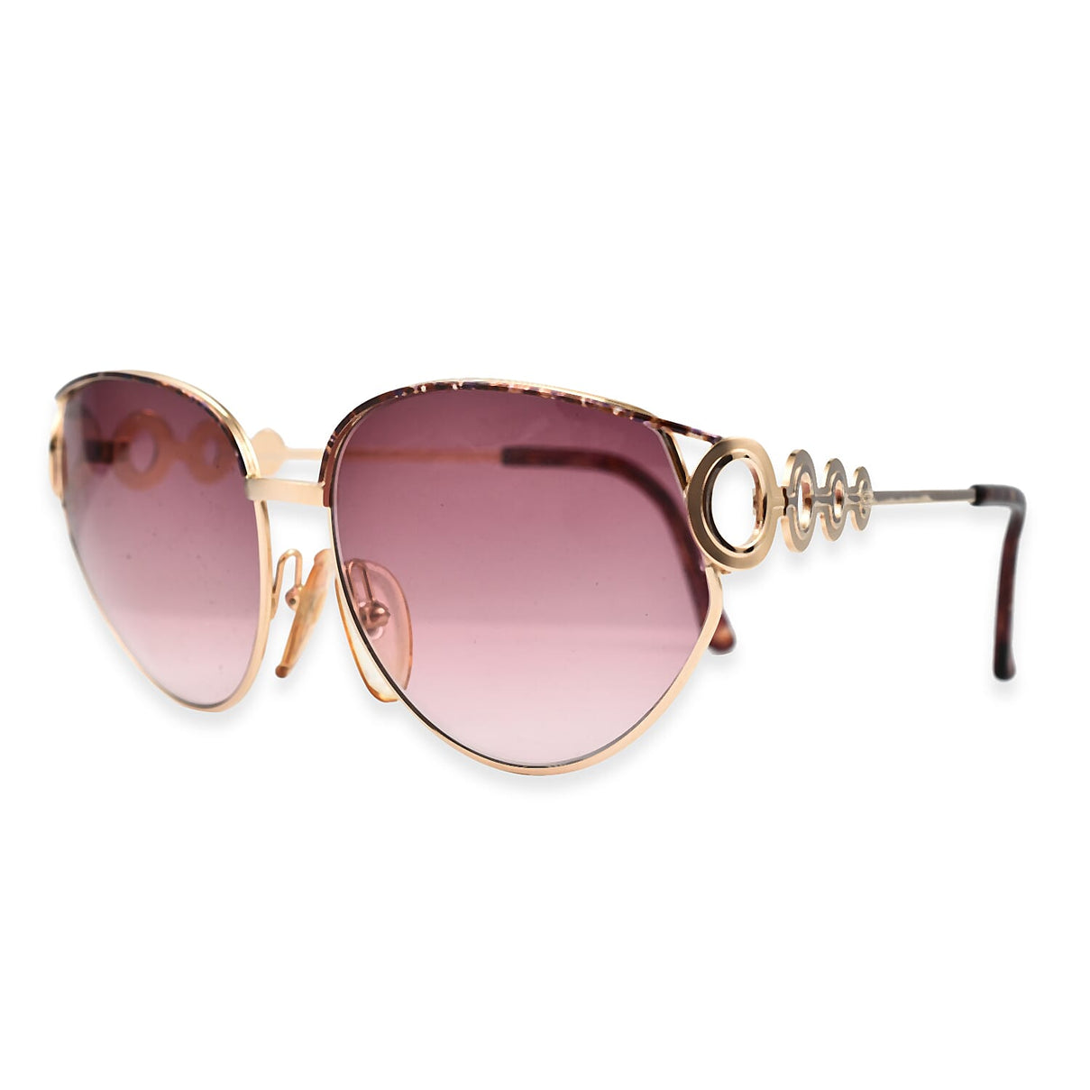 DIOR Ladies Cat Eye Metal Sunglasses - Gold 7777506 1