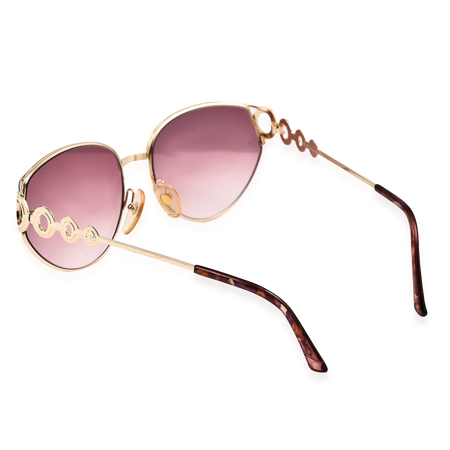 DIOR Ladies Cat Eye Metal Sunglasses - Gold 7777506 2