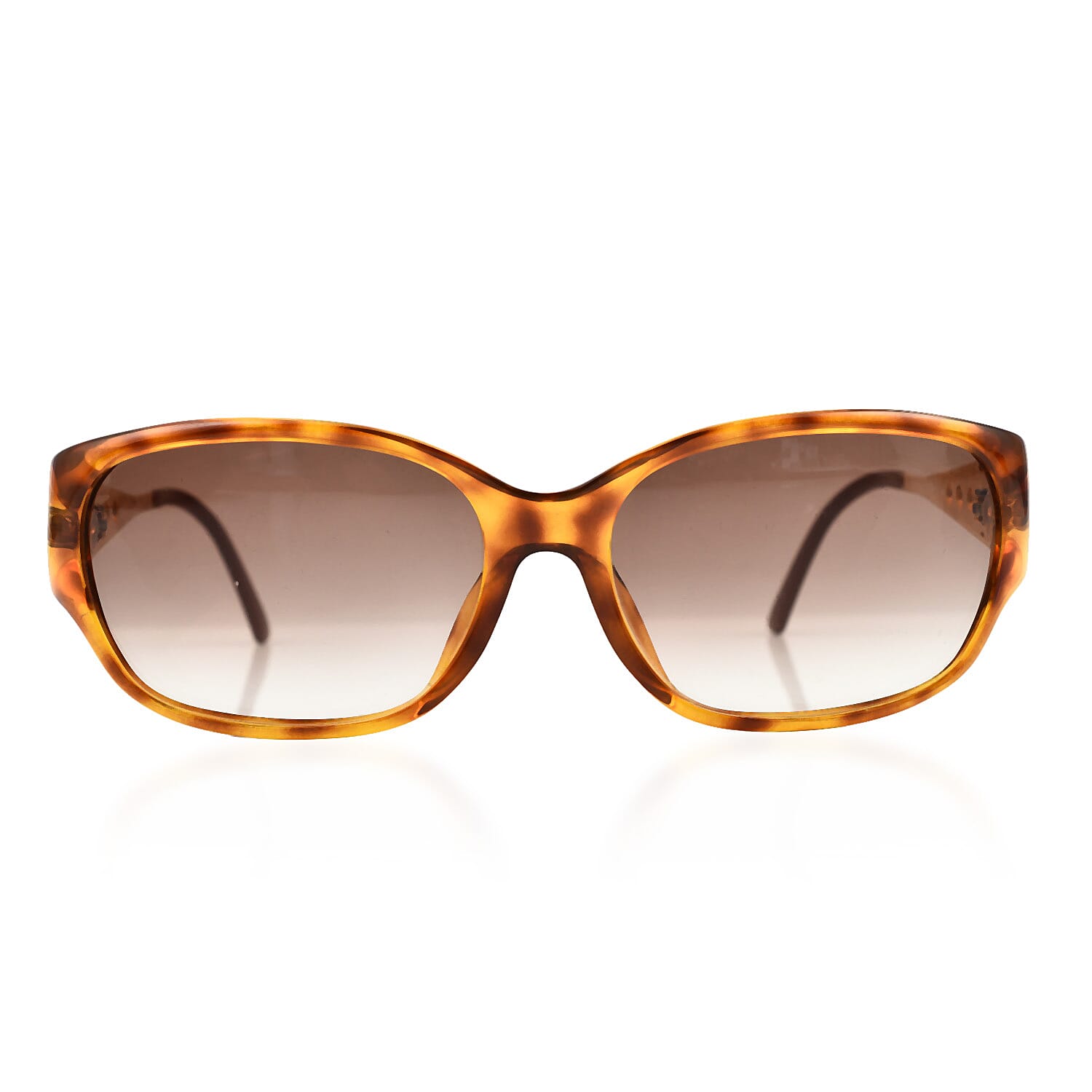 DIOR Ladies Rectangle Sunglasses - GOLD 7546247 0
