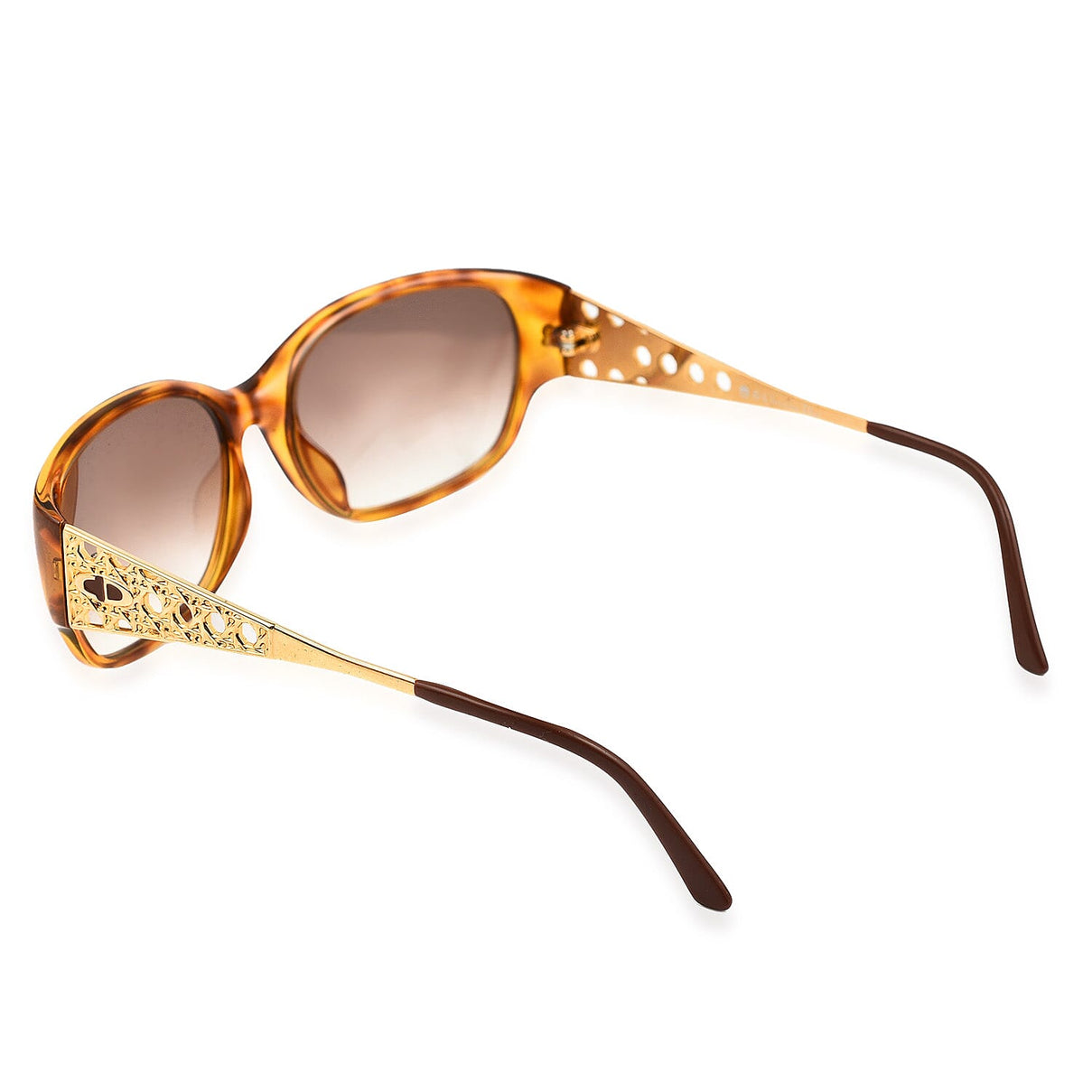DIOR Ladies Rectangle Sunglasses - GOLD 7546247 2