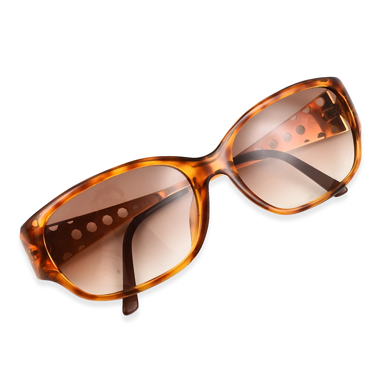 DIOR Ladies Rectangle Sunglasses - GOLD 7546247 3